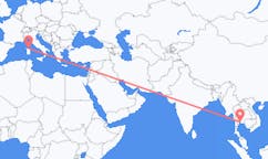 Flyreiser fra Pattaya, Thailand til Olbia, Italia