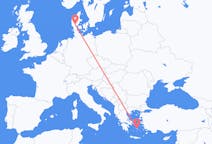 Flights from Billund, Denmark to Naxos, Greece