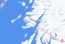 Lennot Glasgowsta, Skotlanti Barralle, Skotlanti