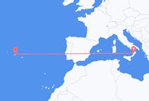 Flights from São Jorge Island, Portugal to Lamezia Terme, Italy
