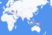 Flyrejser fra Tufi, Papua Ny Guinea til Ankara, Tyrkiet