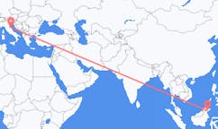 Flights from Tawau, Malaysia to Ancona, Italy