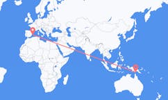 Flights from Daru, Papua New Guinea to Ibiza, Spain