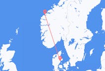 Flyreiser fra Ålesund, Norge til Århus, Danmark