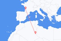 Flyrejser fra Illizi, Algeriet til Bordeaux, Frankrig
