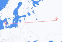 Flyg från Perm till Århus