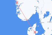 Flights from Aarhus, Denmark to Bergen, Norway