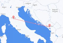 Flights from Podgorica in Montenegro to Florence in Italy