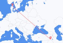 Flights from Hakkâri, Turkey to Aalborg, Denmark
