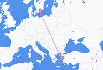 Flights from Samos, Greece to Bornholm, Denmark