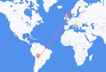 Flights from Tarija, Bolivia to Doncaster, the United Kingdom
