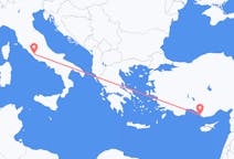 Flights from Gazipaşa in Turkey to Rome in Italy