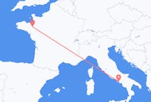 Flyreiser fra Rennes, Frankrike til Napoli, Italia
