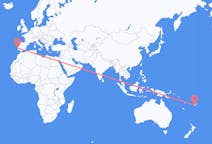 出发地 斐济楠迪目的地 葡萄牙里斯本的航班