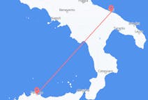 Vluchten van Bari, Italië naar Palermo, Italië