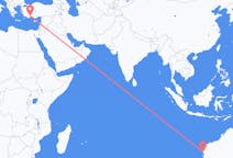Flyreiser fra Carnarvon, Australia til Antalya, Tyrkia