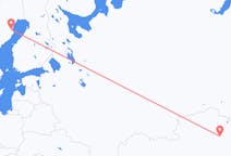 카자흐스탄발 Astana, 스웨덴행 스켈레프테오 항공편