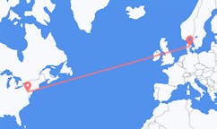 Flights from Lancaster to Aarhus