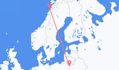Flights from Grodno, Belarus to Bodø, Norway