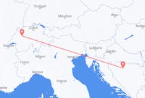 Flyg från Banja Luka, Bosnien och Hercegovina till Bern, Schweiz