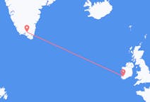 Vols de Comté de Kerry, Irlande à Narsarsuaq, le Groenland