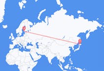 Flights from Asahikawa, Japan to Turku, Finland