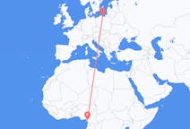 Flights from Douala, Cameroon to Gdańsk, Poland