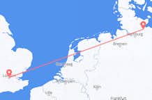 Vluchten uit Lübeck, Duitsland naar Londen, Engeland