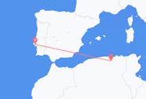 Flyreiser fra Sétif, til Lisboa