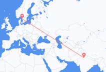 Flights from New Delhi in India to Gothenburg in Sweden