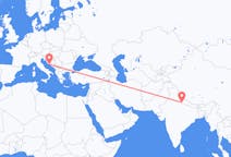 Flyg från Dhangadhi, Nepal till Split, Kroatien