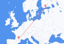 Flyrejser fra Toulouse til Helsinki