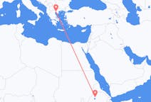 Flyrejser fra Gonder, Etiopien til Thessaloniki, Grækenland