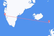出发地 法罗群岛出发地 索尔瓦古尔目的地 格陵兰瑪尼特索克的航班