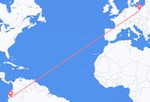 Flyg från Cuenca, Ecuador till Poznań, Polen