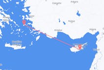 出发地 塞浦路斯拉纳卡目的地 希腊伊卡利亚岛的航班