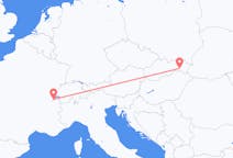 出发地 斯洛伐克科希策目的地 瑞士日内瓦的航班