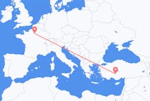 Voli da Conia, Turchia a Parigi, Francia