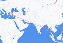 Flyreiser fra Myeik, Myanmar, til Antalya