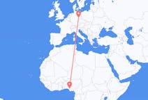 Flyrejser fra Benin by, Nigeria til Leipzig, Tyskland