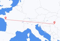 Flyg från Nantes till Timișoara