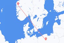 Flights from Førde, Norway to Bydgoszcz, Poland