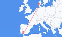 Flyrejser fra Vesterland, Tyskland til Jerez, Spanien