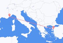 Flyrejser fra Nice til Edremit