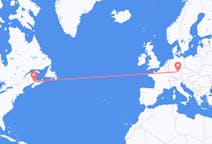 Flyreiser fra Moncton, Canada til Nürnberg, Tyskland