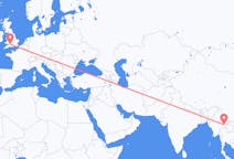 Flights from Kengtung, Myanmar (Burma) to Bristol, England