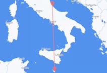 Flyreiser fra Valletta, Malta til Pescara, Italia