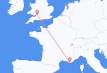 Flights from Toulon, France to Bristol, England