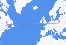 Flyrejser fra Sept-Îles, Canada til Lublin, Polen