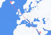 Flights from Abha to Reykjavík